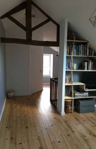 Bibliothèque - Aménagement de combles à Vertou  (44) de 65 m²