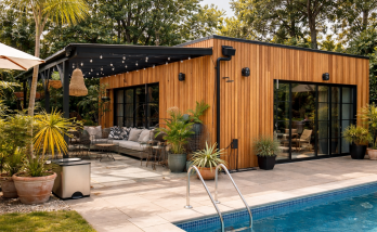 bardage en bois extérieur