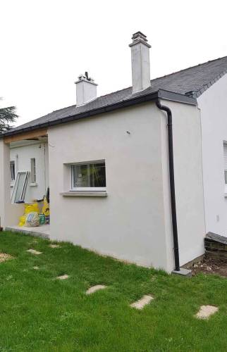 L'extension de la maison terminée 1