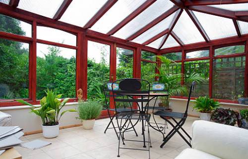 Vue intérieure de la véranda