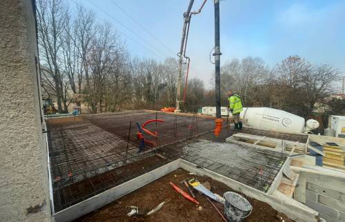 1er étage en construction