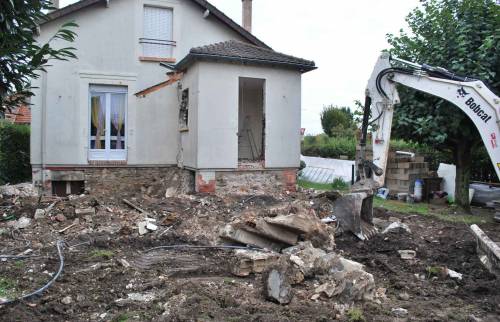 Travaux de démolition