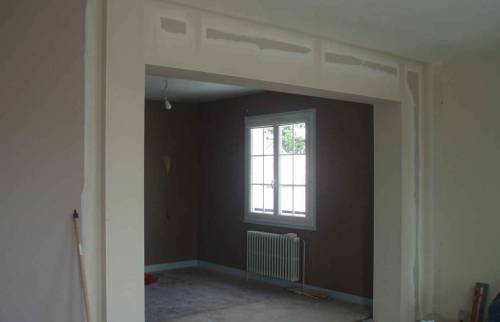 Ouverture du mur porteur