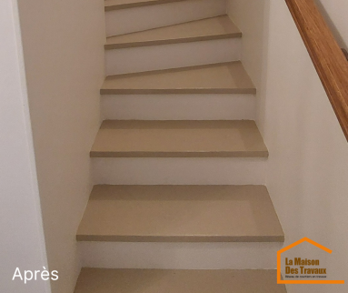 Rénovation d'escalier travaux fini