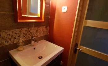 Meuble vasque et miroir ancien - Maillot (89)