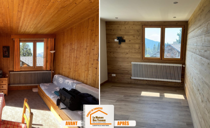 Travaux de rénovation intérieure, création chambre sur-mesure, visualisation 3D rénovation