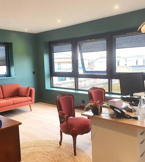 Aménagement d'un plateau de bureaux à Saint-Malo
