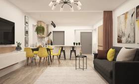 Salon rénové La Maison Des Travaux 