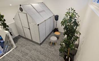 Petite maisonette pour faire de la batterie 