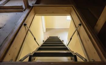 Haut de l'escalier