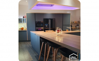 Installation d'une grande cuisine aménagée - Hocquigny 50320