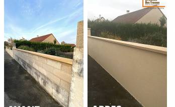 Construction de muret en parpaing