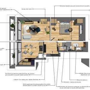 Rénovation d'un bas de villa à Aix-en-Provence - Pauline ALARY - La Maison Des Architectes