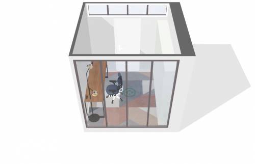 Création d'une mezzanine avec verrière atelier à Asnières