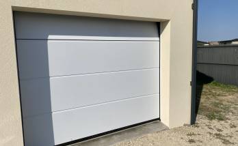 Aménagement de garage avec nouvelle porte de garage sectionnelle - Montauban 82000