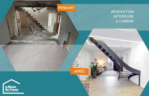 Avant après rénovation Chirens
