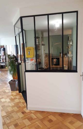 Réalisation d'une Verrière - Création d'une Cuisine - Lyon 7