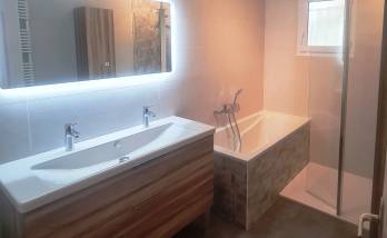 Nouvelle salle de bain après rénovation - Ambérieu 01