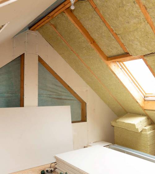 Isolation de combles dans le 77