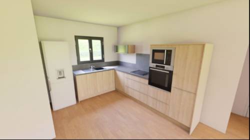 Vue 3D de la cuisine