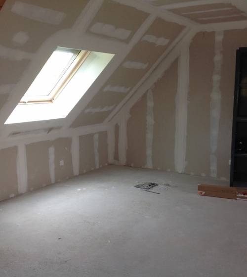 Isolation des combles terminée