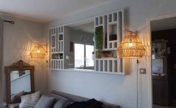 Claustra : salon/séjour