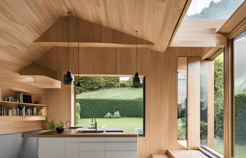 Création d'une extension en bois à Annemasse