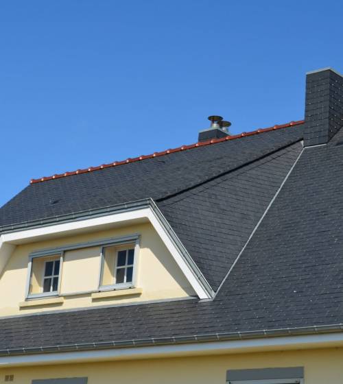 création d'un chien assis toiture 