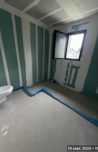 Création d’une salle de bain à proximité de Sautron : reprise d’un chantier abandonné 2