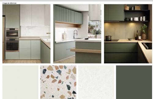 planche de style de la cuisine