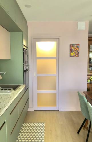 Vue sur l'arrière-cuisine