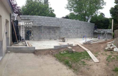 Extension bois en construction à Jullouville (50610)