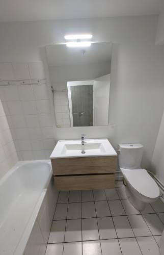 Salle de bain après