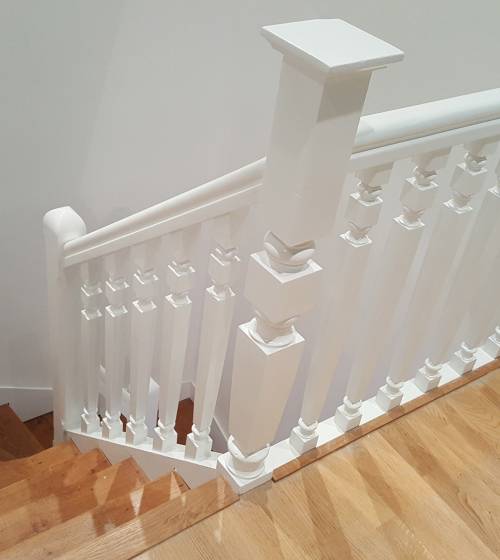 Escalier après rénovation  vue du 1er étage