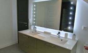 aménagement d'une salle de bain sous les combles