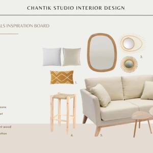 ambiance cozy seaside dans studio Airbnb 28m²