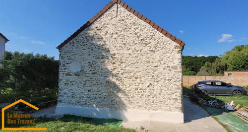 Façade de maison après travaux de ravalement de façade - Yèbles 77390