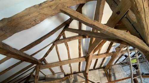 Rampants sous toiture isolés et habillés de toile tendue - Montauban 82000