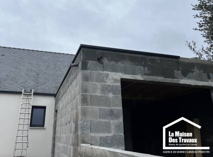 Coiffe d'acrotère en aluminium noir