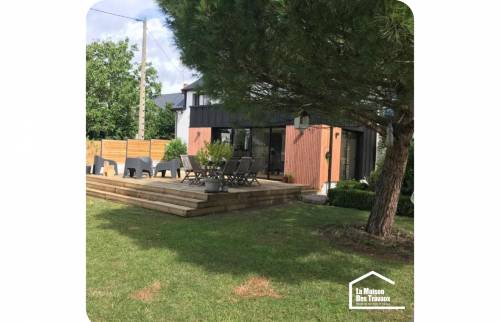 Extension de maison et rénovation extérieure dans la Manche (50)