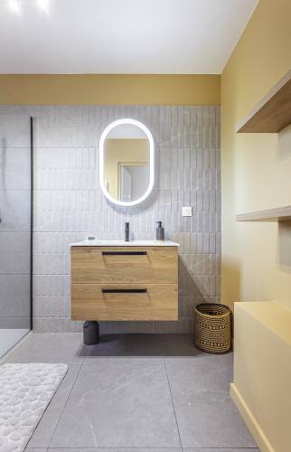 Salle de douche terminée