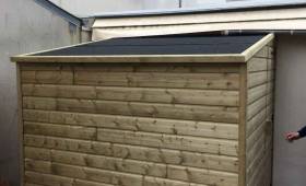Création d'une abri de jardin en bois à Deauville