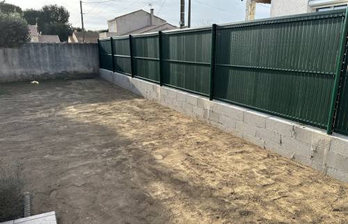 Clôture après travaux