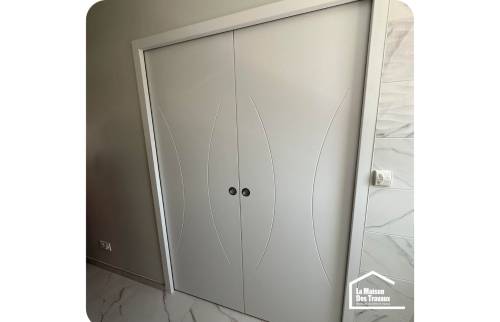Porte à galandage design 
