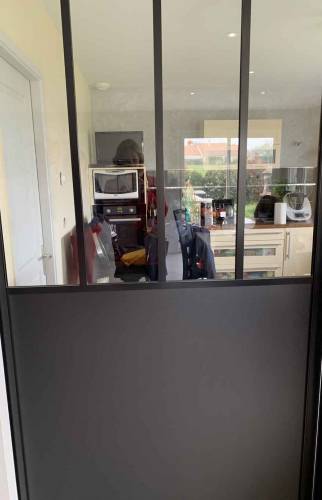 Mise en place d'une verrière aux Sorinières (44)