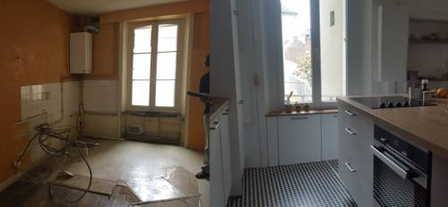 travaux de rénovation  d'une cuisine