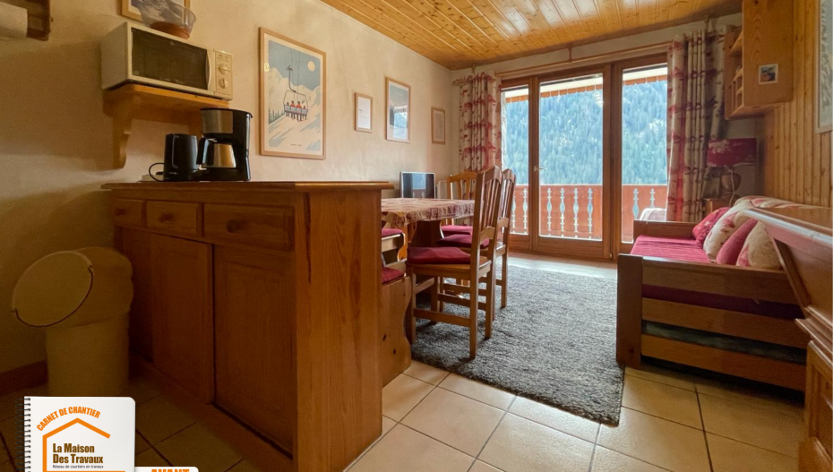 rénovation appartement montagne, appartement résidence secondaire, rénovation logement ancien montagne, transformation appartement station ski, modernisation appartement alpin