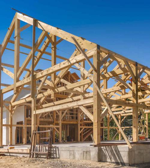 Rénovation d'une charpente à Pessac