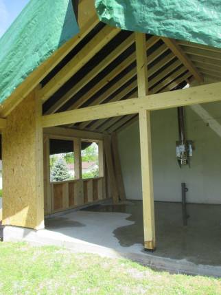  Travaux de construction d'une extension en bois - Montauban 82000