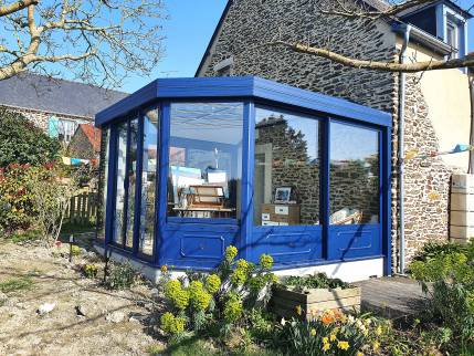 Réalisation d'une véranda à Saint-Benoit-des-Ondes